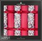 Celebration Crackers - Deluxe Crackers - 12 Inch - Red Sprig - Set of 6