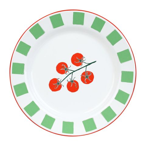 Talking Tables - Enamel Plate - 20cm - Tomato