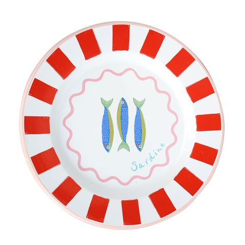 Talking Tables - Enamel Plate - 25cm - Fish
