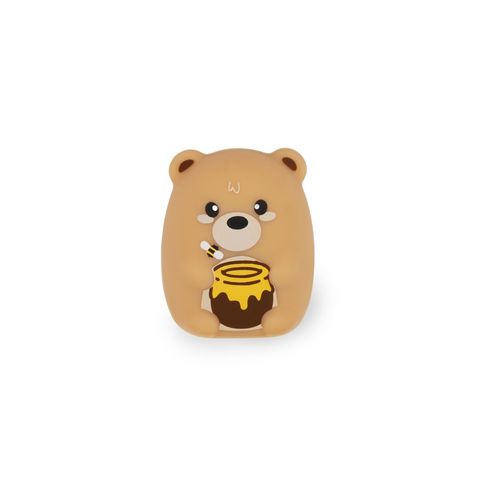 Legami - Pencil Sharpener - Mini Friends - Teddy Bear (ships as a Pk of 12 - CSHKIT2)