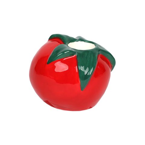 Talking Tables - Ceramic Candle Holder - Tomato
