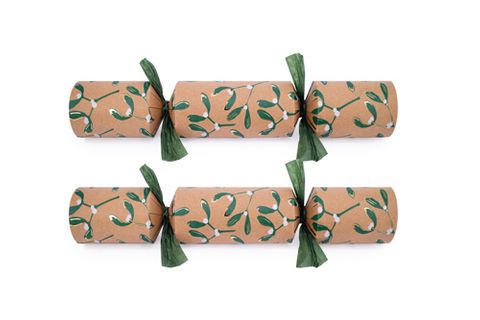 Celebration Crackers - Catering Crackers - 12 Inch - Kraft Mistletoe - Carton of 50