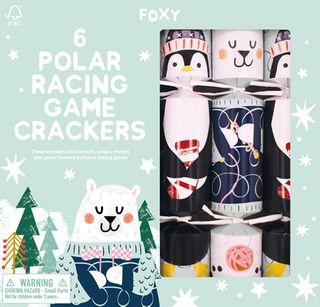 Foxy - Novelty Crackers - 12 Inch - Polar Racing Game - Set of 6