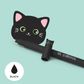 Legami - Erasable Gel Pen Single - Kitty - Black Ink (Ships as Pk 30 - EPBLAKIT5)