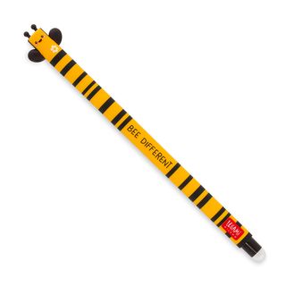 Legami - Erasable Gel Pen Single - Bee - Black Ink (Ships as Pk 30 - EPBLAKIT29)