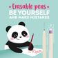 Legami - Erasable Gel Pen Single - Ladybug - Red Ink