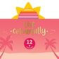 Legami - Set of 12 Colouring Pencils - Live Colourfully - Sunset Palette
