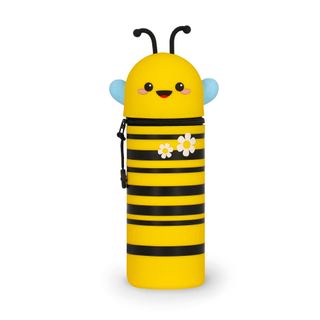 Legami - 2-in-1 Silicone Pencil Case - Kawaii - Bee