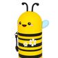 Legami - 2-in-1 Silicone Pencil Case - Kawaii - Bee