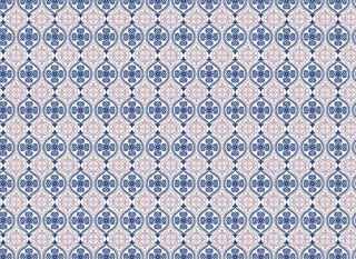 Rossi 1931 - Wrap Flat Sheet - Letterpress Geometric Mauve