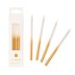 Talking Tables - Straight Candles 10cm - Pack of 16 - Gold Ombre