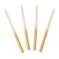 Talking Tables - Straight Candles 10cm - Pack of 16 - Gold Ombre