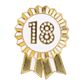 Talking Tables - Enamel Badge - 6cm - 18 - Luxe Gold