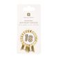 Talking Tables - Enamel Badge - 6cm - 18 - Luxe Gold