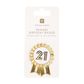 Talking Tables - Enamel Badge - 6cm - 21 - Luxe Gold