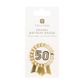 Talking Tables - Enamel Badge - 6cm - 50 - Luxe Gold