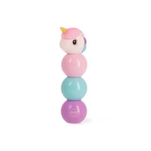 Legami - 3-In-1 Highlighter - 3 Is Better Than 1 - Unicorn (ships as a Pk of 12 - MUMAKIT1)