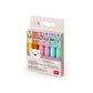 Legami - Set of 6 Mini Highlighters - Teddy's Style - Teddy Bear (ships as a Pk of 12 - MHKIT4)