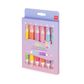 Legami - Set of 6 Dual Tip Pastel Highlighters - Meow