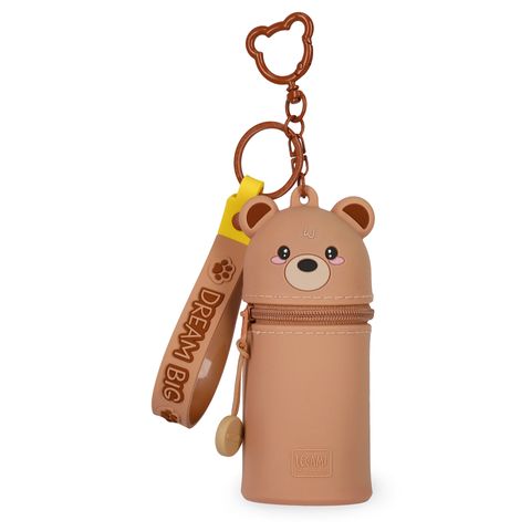 Legami - Coin Purse with Key Ring - Mini Kawaii - Teddy Bear