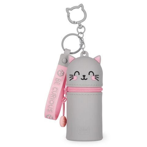 Legami - Coin Purse with Key Ring - Mini Kawaii - Kitty