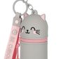 Legami - Coin Purse with Key Ring - Mini Kawaii - Kitty