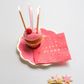 Talking Tables - Straight Candles 10cm - Pack of 16 - Pink