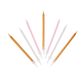 Talking Tables - Straight Candles 10cm - Pack of 16 - Pink