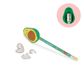 Legami - Pencil Sharpener With Eraser - Avocado - Let's Avocuddle Display Pack of 12 Pcs