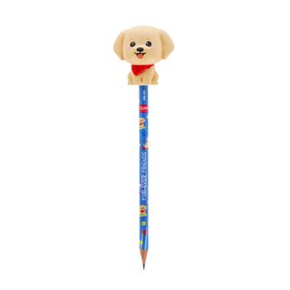 Legami - Squishy Pencil - Squeezies - Golden Retriever