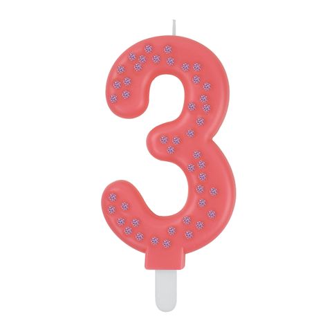 Legami - Maxi Cake Candle - Pink - 3