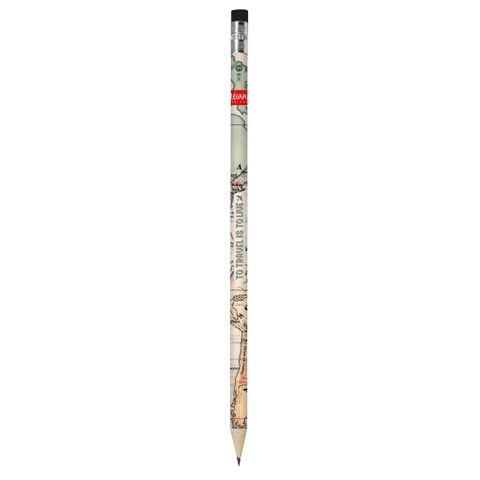 Legami - Recycled Paper Pencil - Travel - I Used To Be A Newspaper (Ships as Pack of 18 - SCVKIT47)