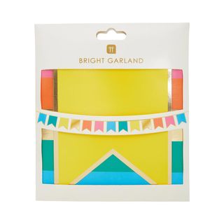 Talking Tables - Bunting with Gold Foil - 3m - Rainbow