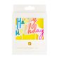 Talking Tables - Happy Birthday Candle - Rainbow - Large