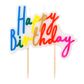 Talking Tables - Happy Birthday Candle - Rainbow - Large