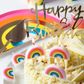 Talking Tables - Rainbow Shaped Candles - Pack of 5