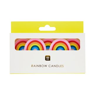 Talking Tables - Rainbow Shaped Candles - Pack of 5