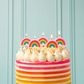 Talking Tables - Rainbow Shaped Candles - Pack of 5