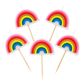Talking Tables - Rainbow Shaped Candles - Pack of 5