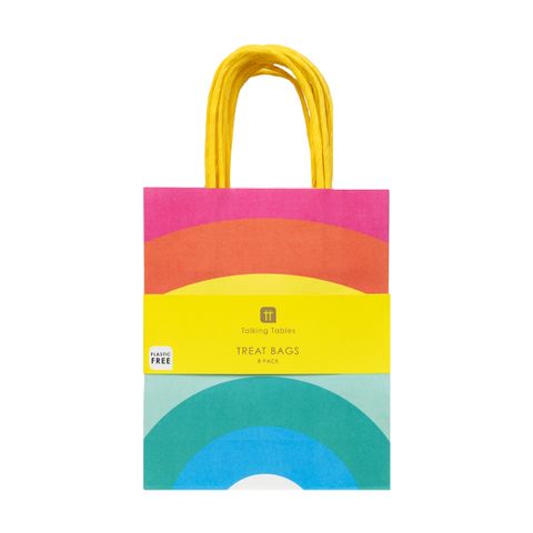 Talking Tables - Treat Bags - Pack of 8 - Rainbow