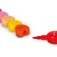 Legami - Set of 12 Stackable Crayons - Dream In Colour - Heart