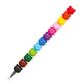 Legami - Set of 12 Stackable Crayons - Dream In Colour - Teddy Bear