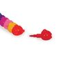 Legami - Set of 12 Stackable Crayons - Dream In Colour - Teddy Bear