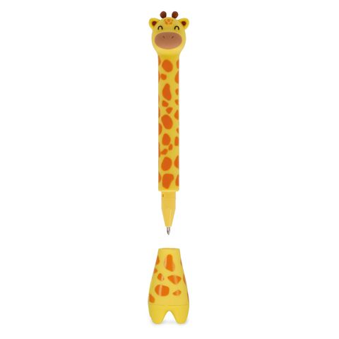 Legami - Ballpoint Pen - Stand-Ink Ovation - Giraffe - Blue Ink