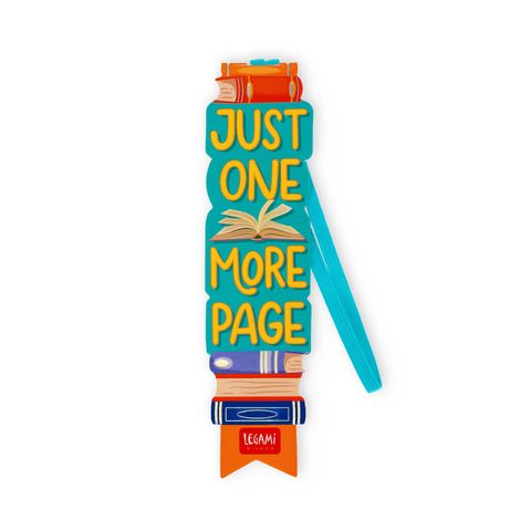 Legami - Bookmark With Elastic - Book Lover (One More Page)