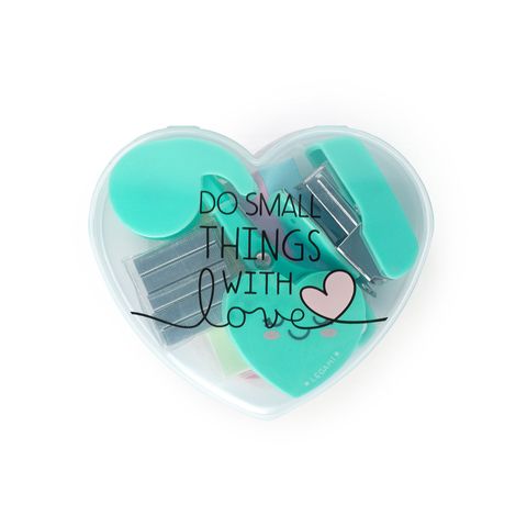 Legami - Mini Stationery Set - Heart (ships as a Pk of 6 -SETKIT2)