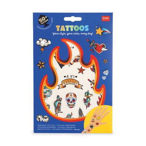 Legami - Temporary Tattoos - Old School (Ships as PK 12 - TTAKIT6)