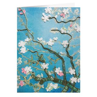 Origamo - Quilling Greeting Card - Van Gogh Collection - Almond Blossom