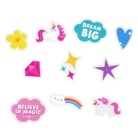Legami - 30 Bicycle Spoke Decorations - Pimp Your Bike! - Unicorn