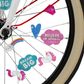 Legami - 30 Bicycle Spoke Decorations - Pimp Your Bike! - Unicorn